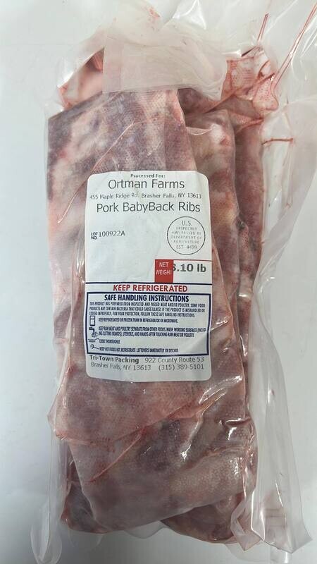 Baby Back Ribs 1.3 lb