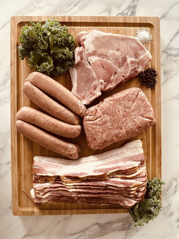 Pasture Raised Pork Box 
Mixed (6lbs)