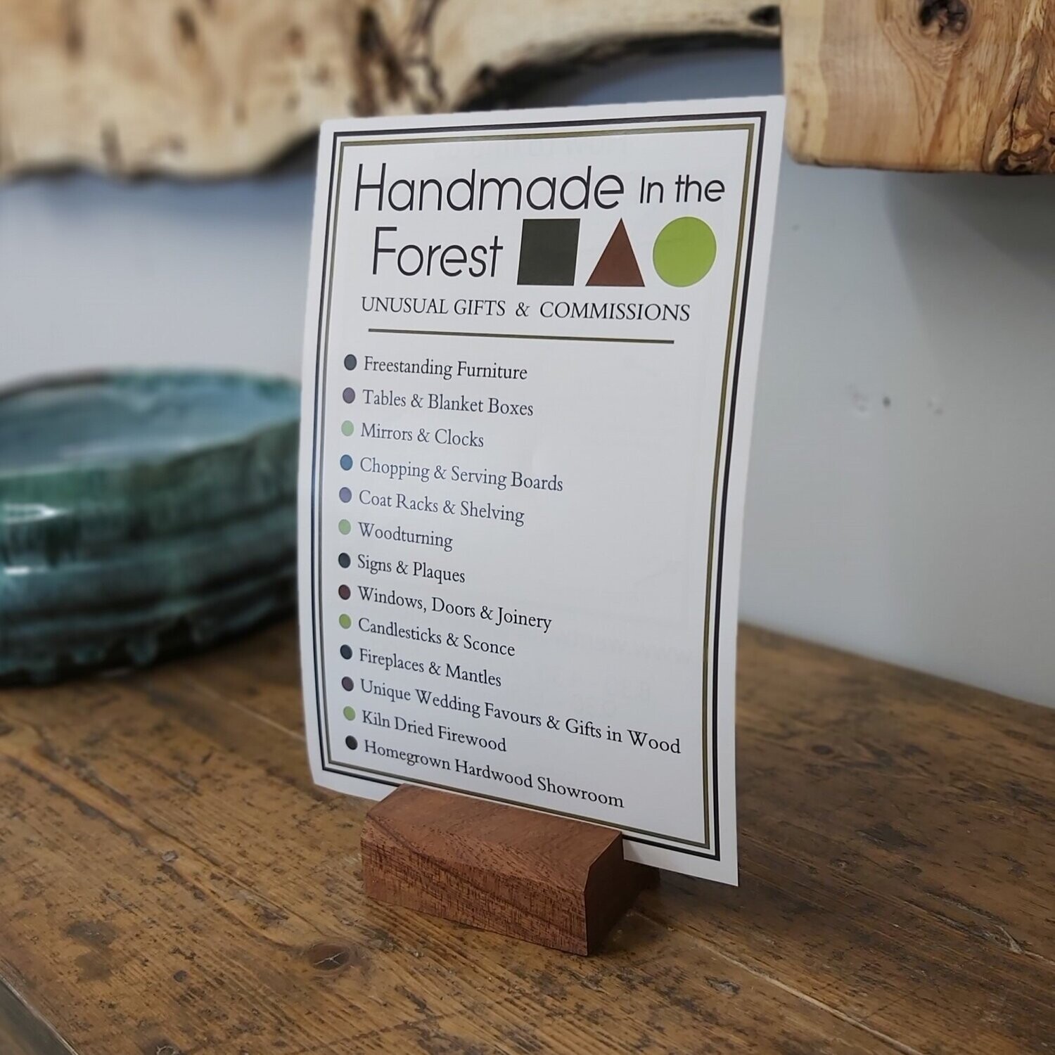 Shop display card holders Shop display card holders