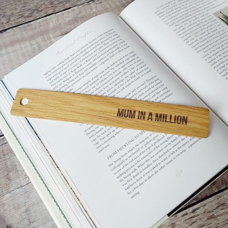 Mum in a million bookmark