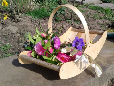 Flower trug basket