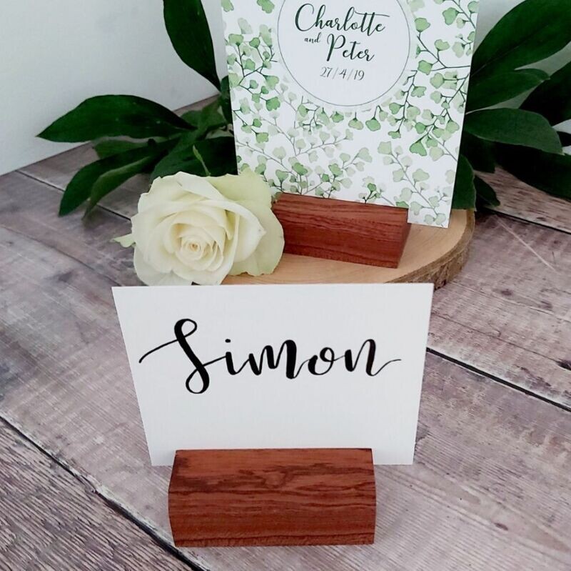 Menu card holders