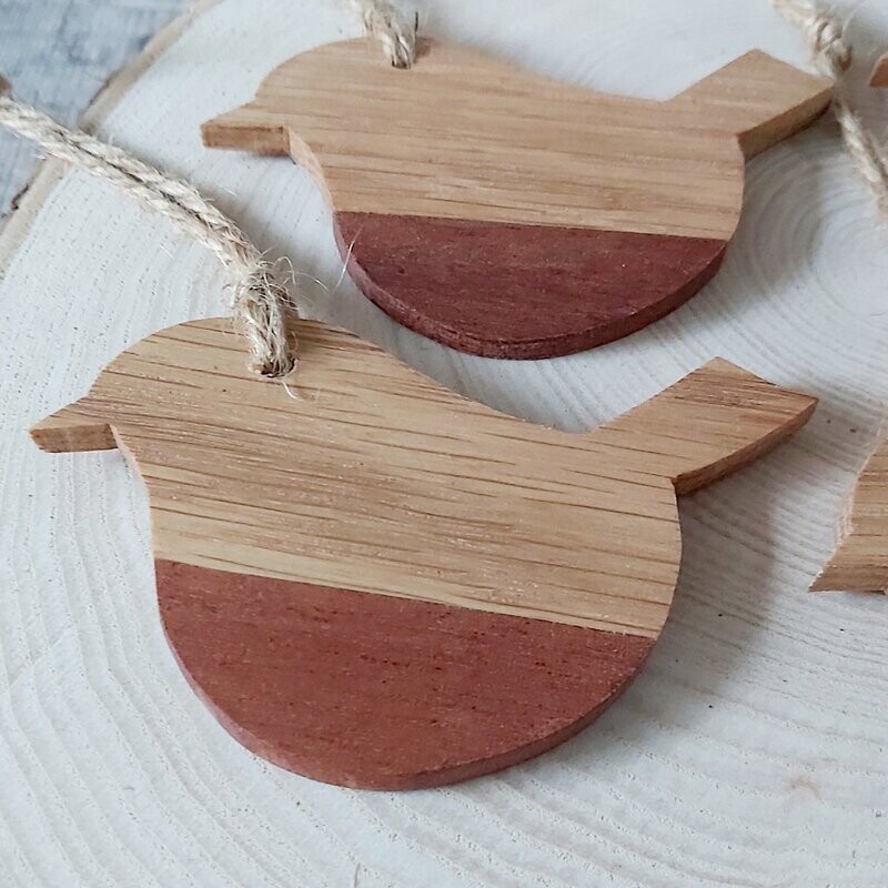 Robin Christmas decorations (single)