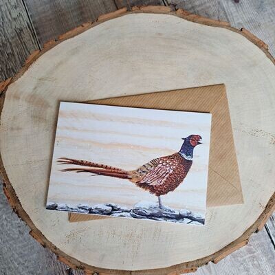 Pheasant Christmas card