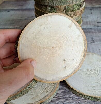 10-11cm wood slices