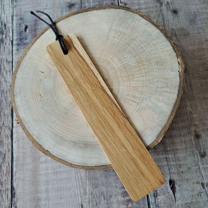 Spalted oak bookmarks