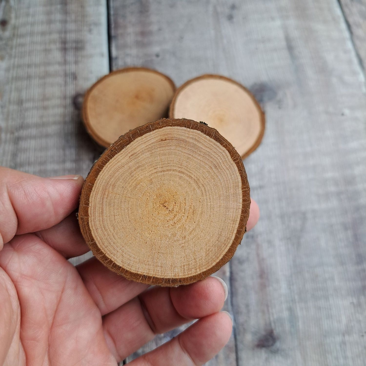 5cm chunky wood slices