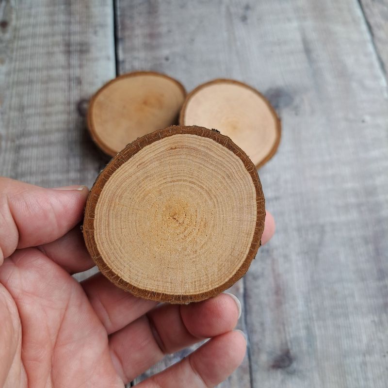 5cm chunky wood slices