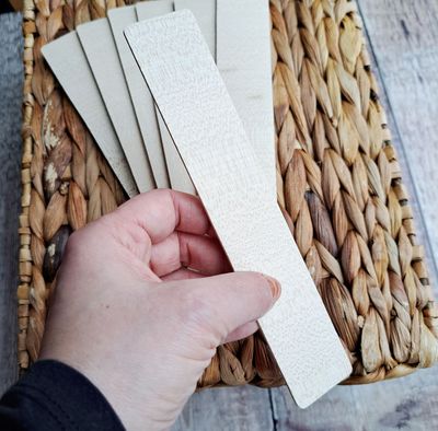 Maple bookmark blanks