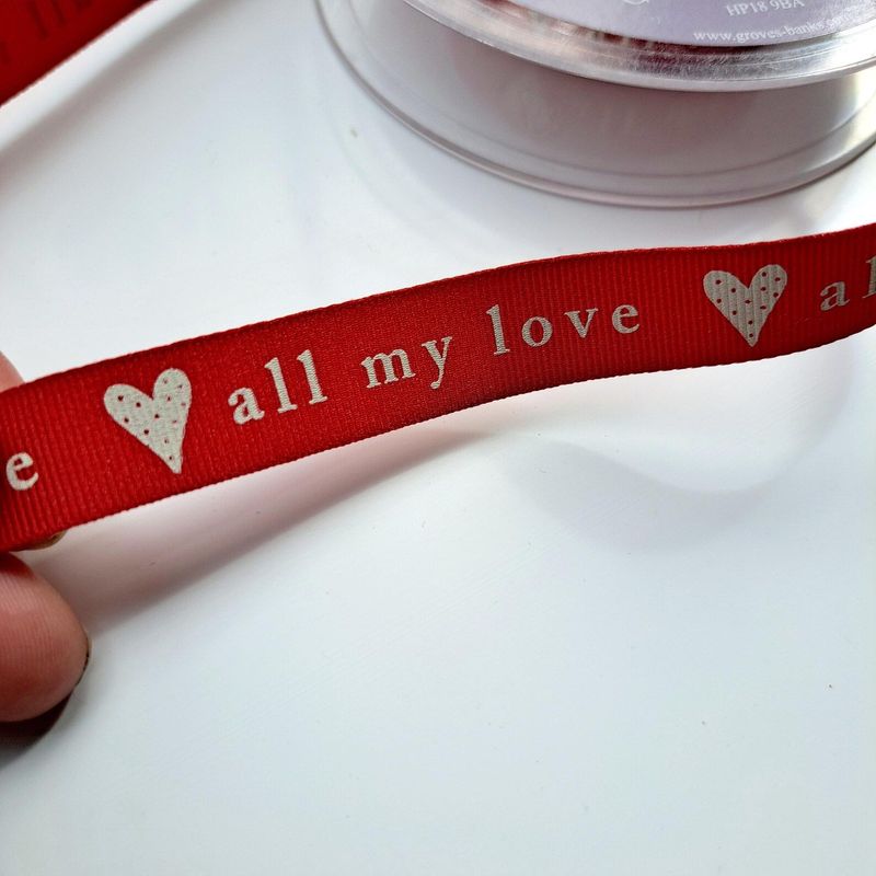 All my love ribbon