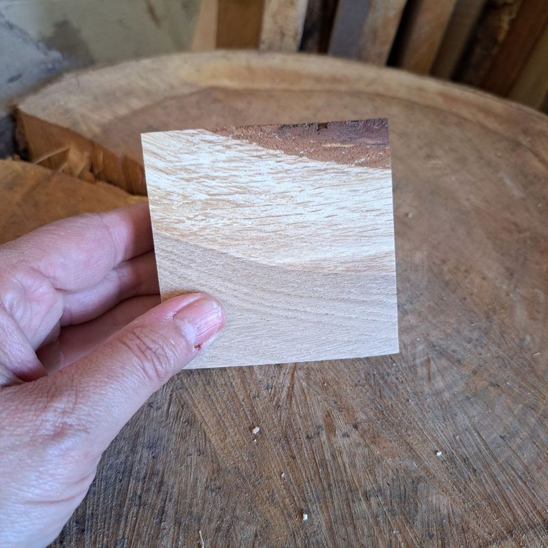 Cute small square oak piece