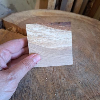 Cute small square oak piece