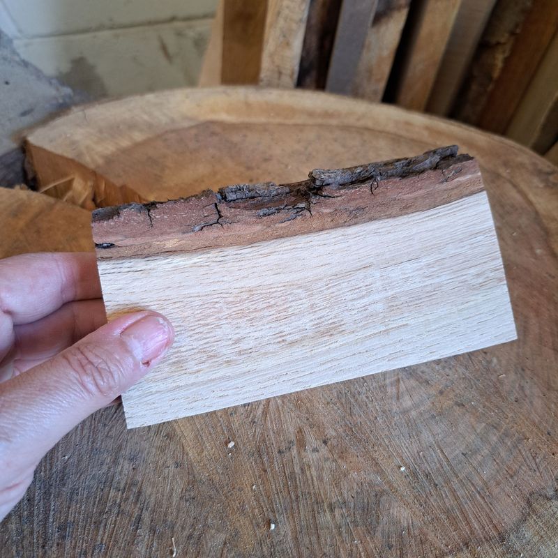 14cm wide oak wood blank