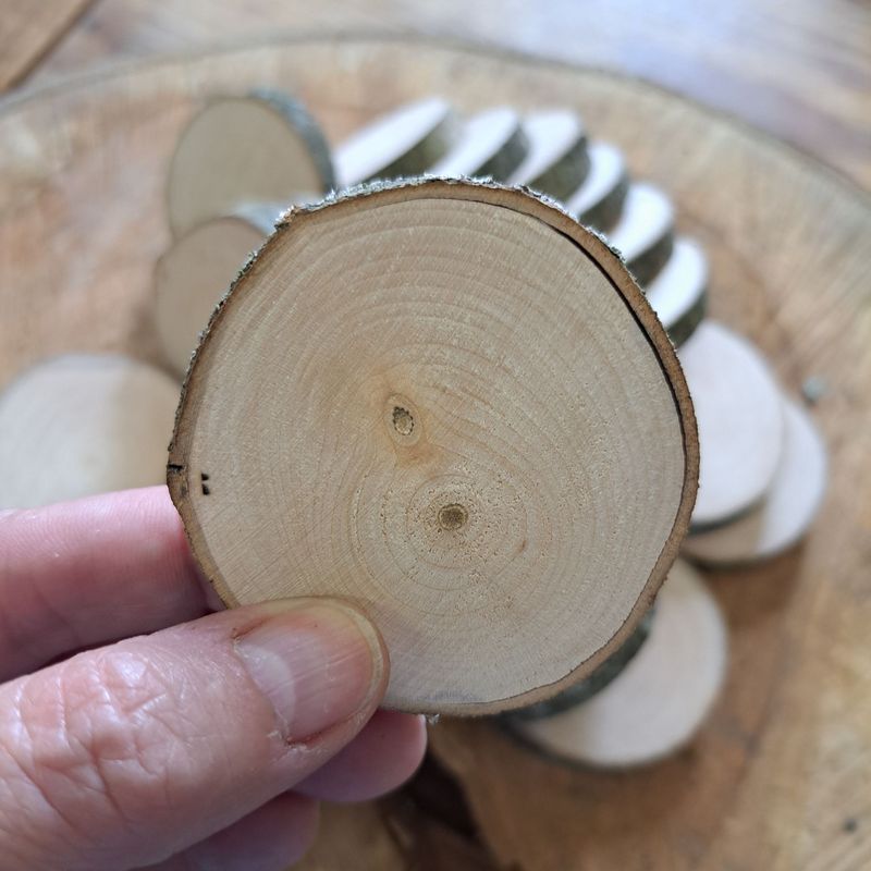 SECONDS 5cm - 6cm maple wood slices