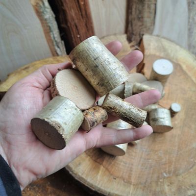 Bulk 50 mini logs, mixed sizes