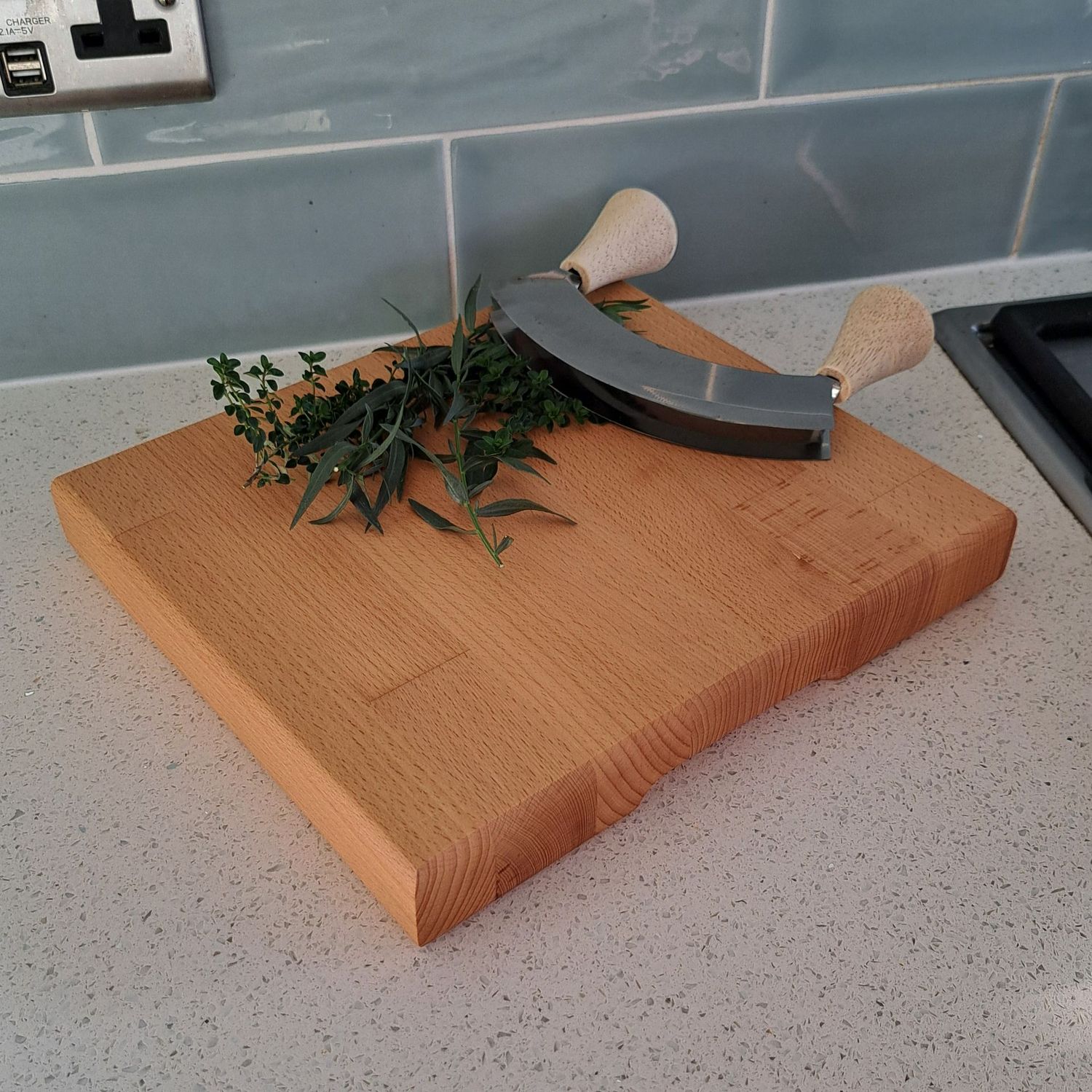 Large beech chopping board