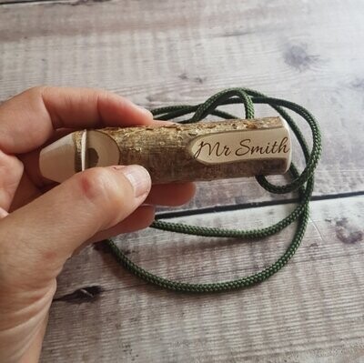 Personalised teachers gifts - whistle