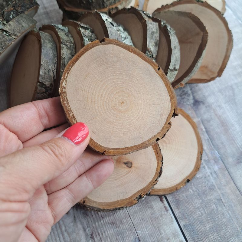 7cm - 8cm wood slice