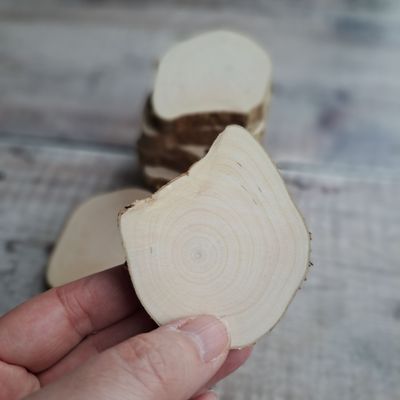 Set of 8 odd shaped wood slices Set of 8 odd shaped wood slices