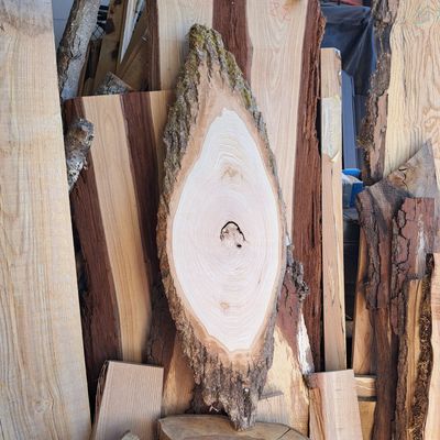 Large rustic ash blank