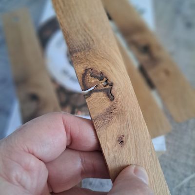 Rustic oak wood bookmarks Rustic oak wood bookmarks