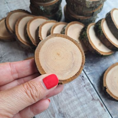 5cm - 6cm alder wood slices