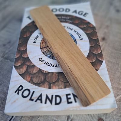 Lightly spalted oak bookmarks