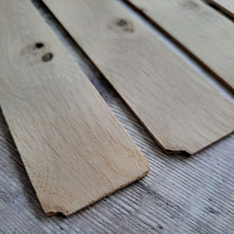 Set of 4 pippy oak bookmark blanks