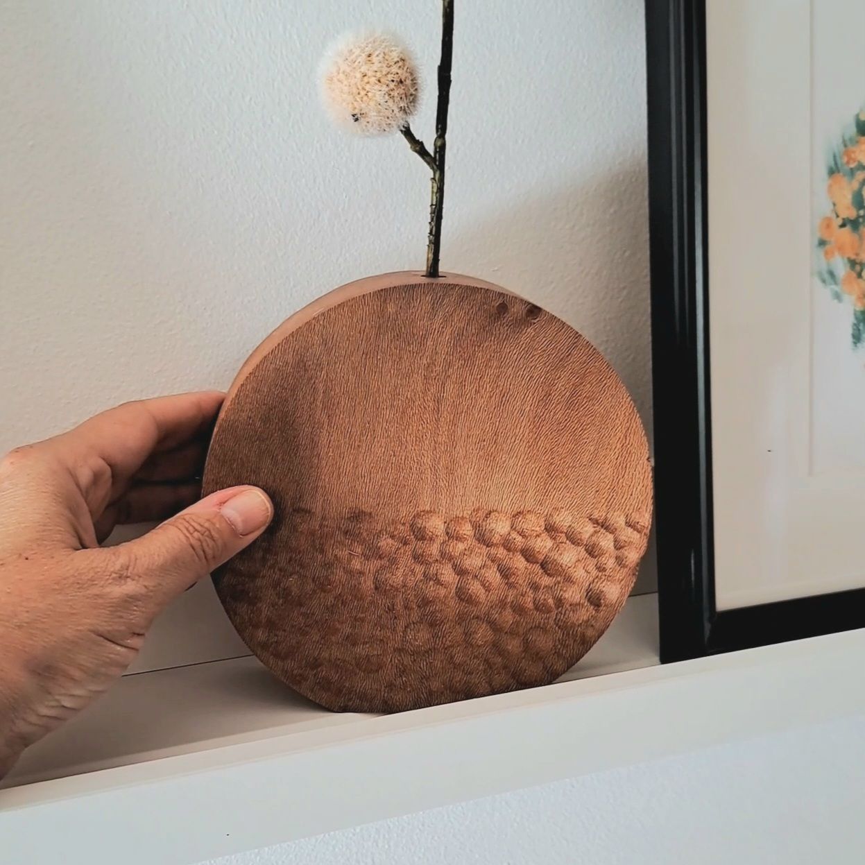 Large London plane stem vase Large London plane stem vase