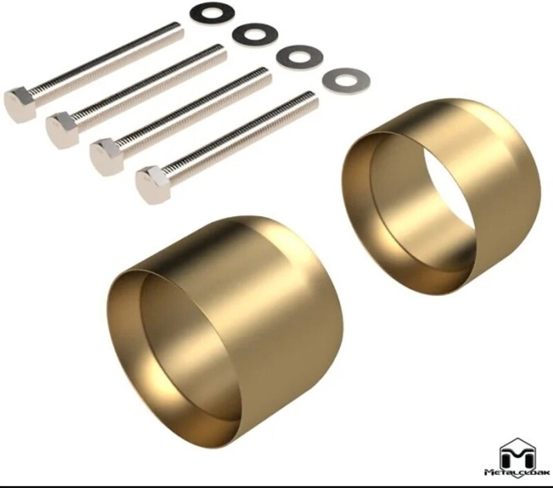 MC Jeep JK Wrangler Exhaust Spacer Kit (&#39;12 - &#39;18)