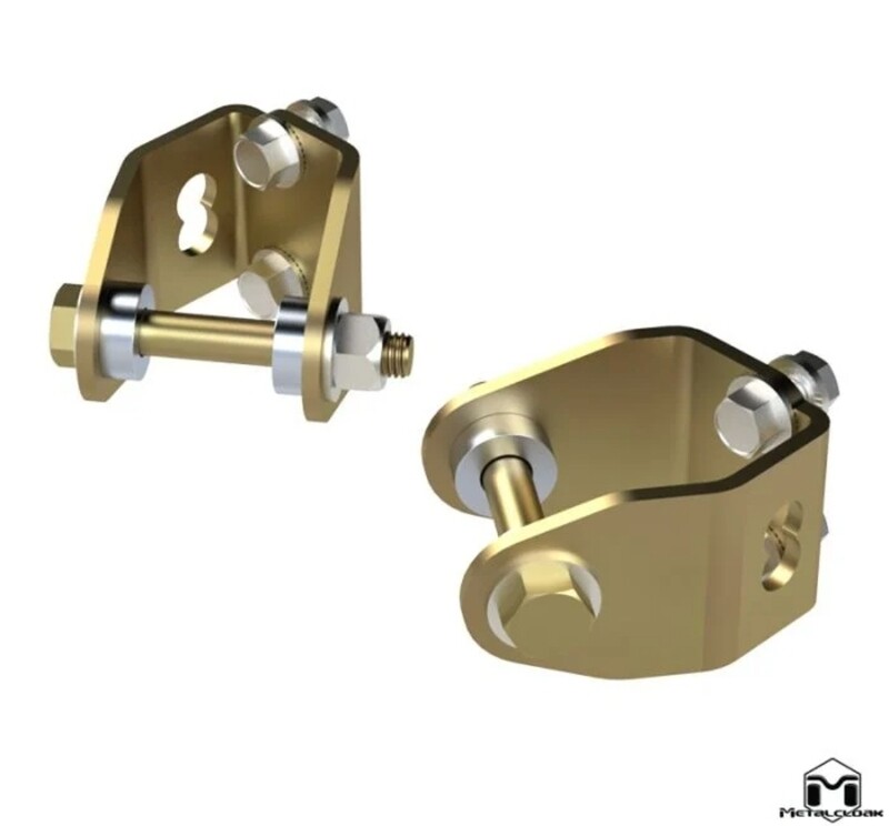 Mc 7025 Shock Relocation &amp; Clearance Kit, JK Lower Rear