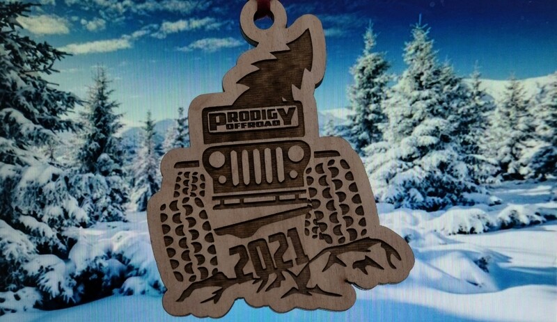 Prodigy Christmas ornament Jeep