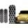 Drake Off Road JP-190018-BLACK Grille Insert for Jeep TJ