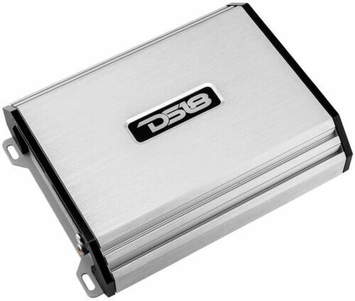 DS18 S-2500.1D/SL Car Audio Amplifier – 1 Channel, Mono Block, Class D, 2500W Silver