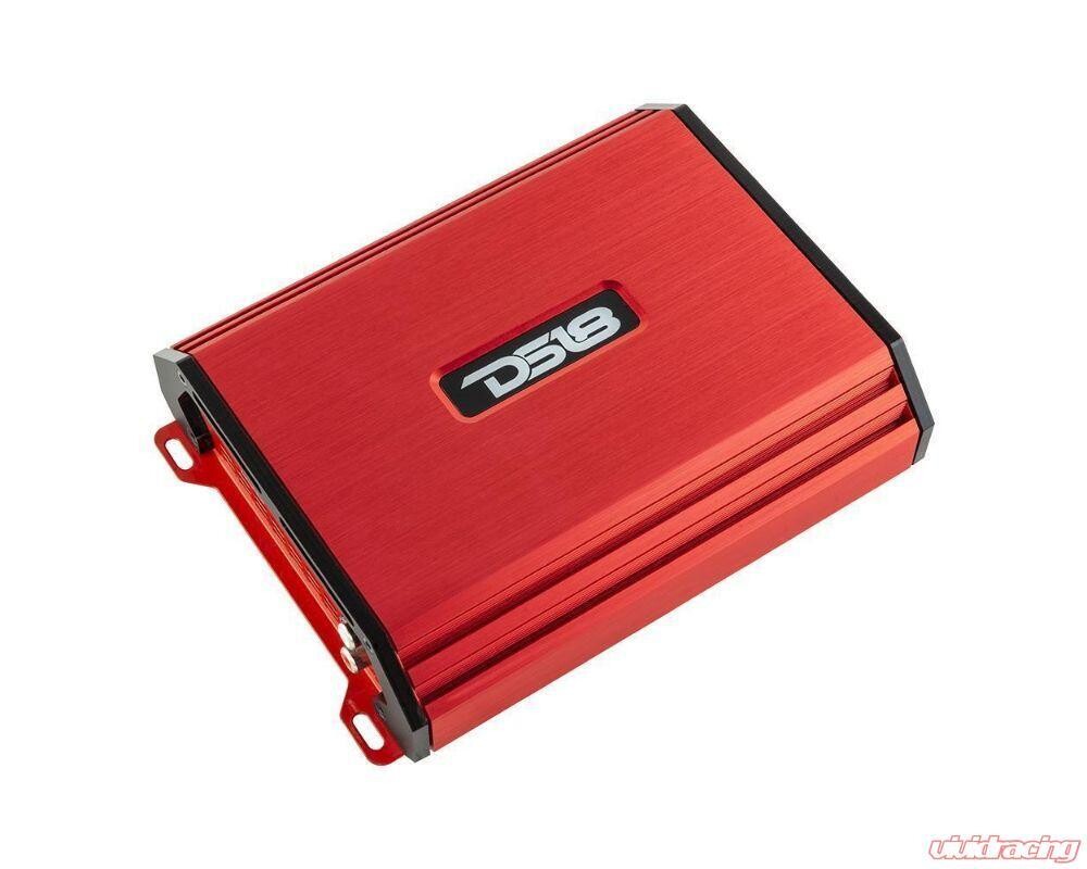 DS18 SELECT Red 2500 Watts Class D 1 Channel Monoblock Amplifier