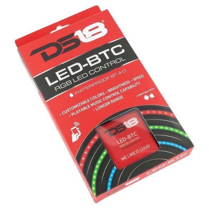 DS18 LED-BTC RGB LED Lights Bluetooth Control (Works with android and iPhone)