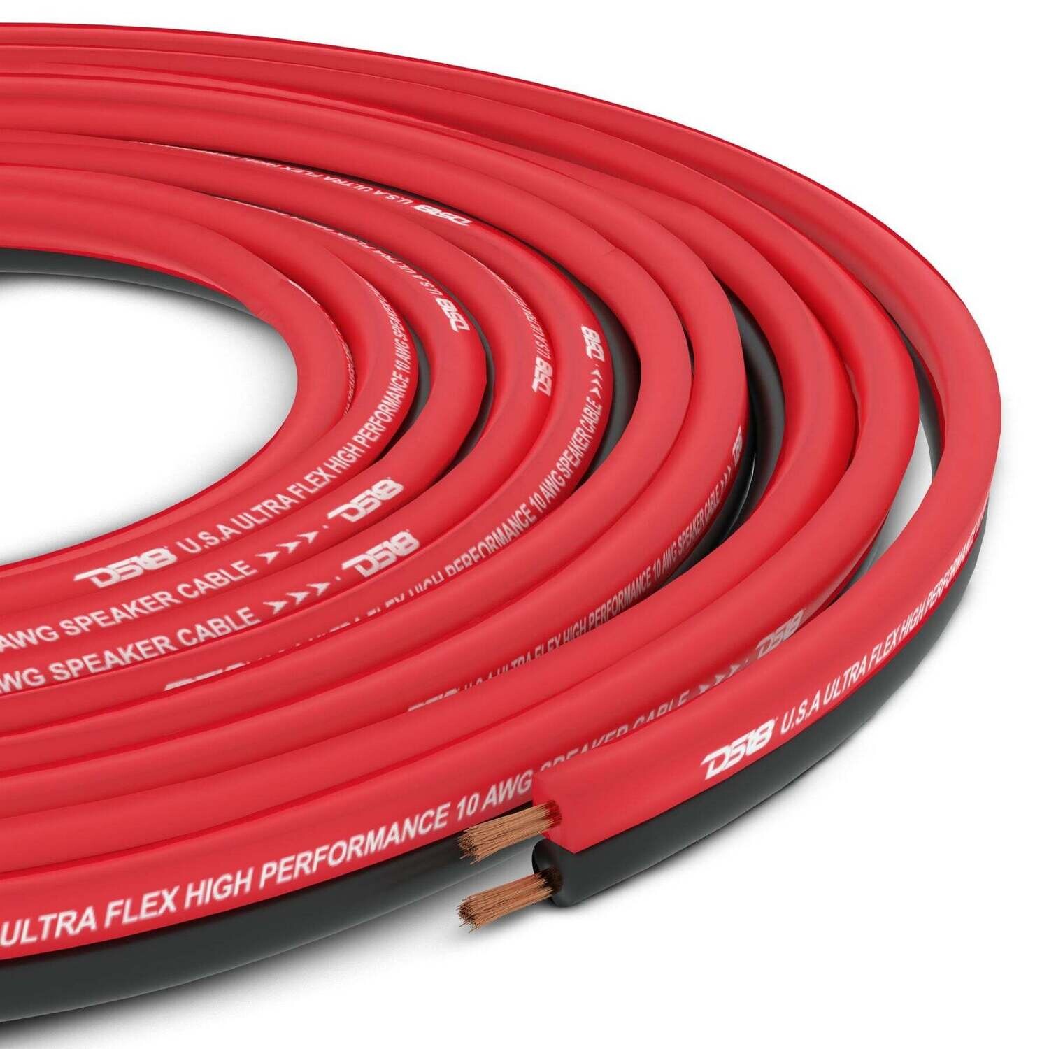 DS-18 SW-16GA-100RB 16-GA Ultra Flex CCA Speaker Wire 100 Ft