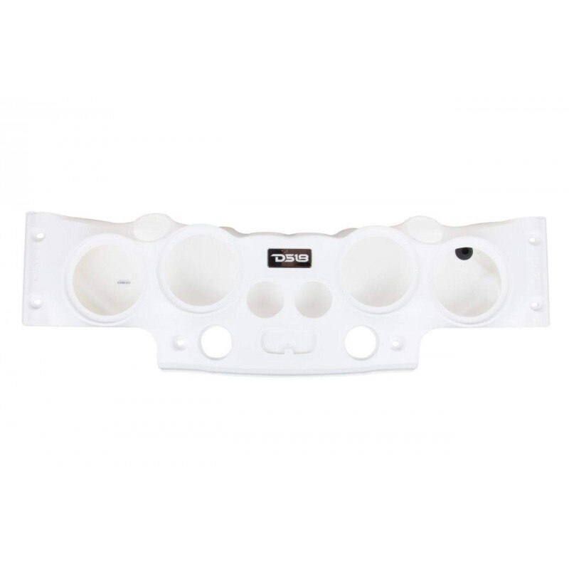 DS18 JK-SBAR/WH Exclusive Overhead Bar System for JK/JKU Jeeps (4x 8&quot; Speakers 4x Tweeters 2x Drivers) White