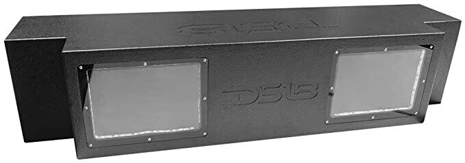 DS18 JSUB.2 Down Fire Subwoofer Enclosure 2 x 12&quot; Plexiglass and LED Lights for JKU,JLU Jeeps