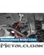 MC 1106 JK Wrangler Replacement Brake Lines, Pair 26.5&quot;