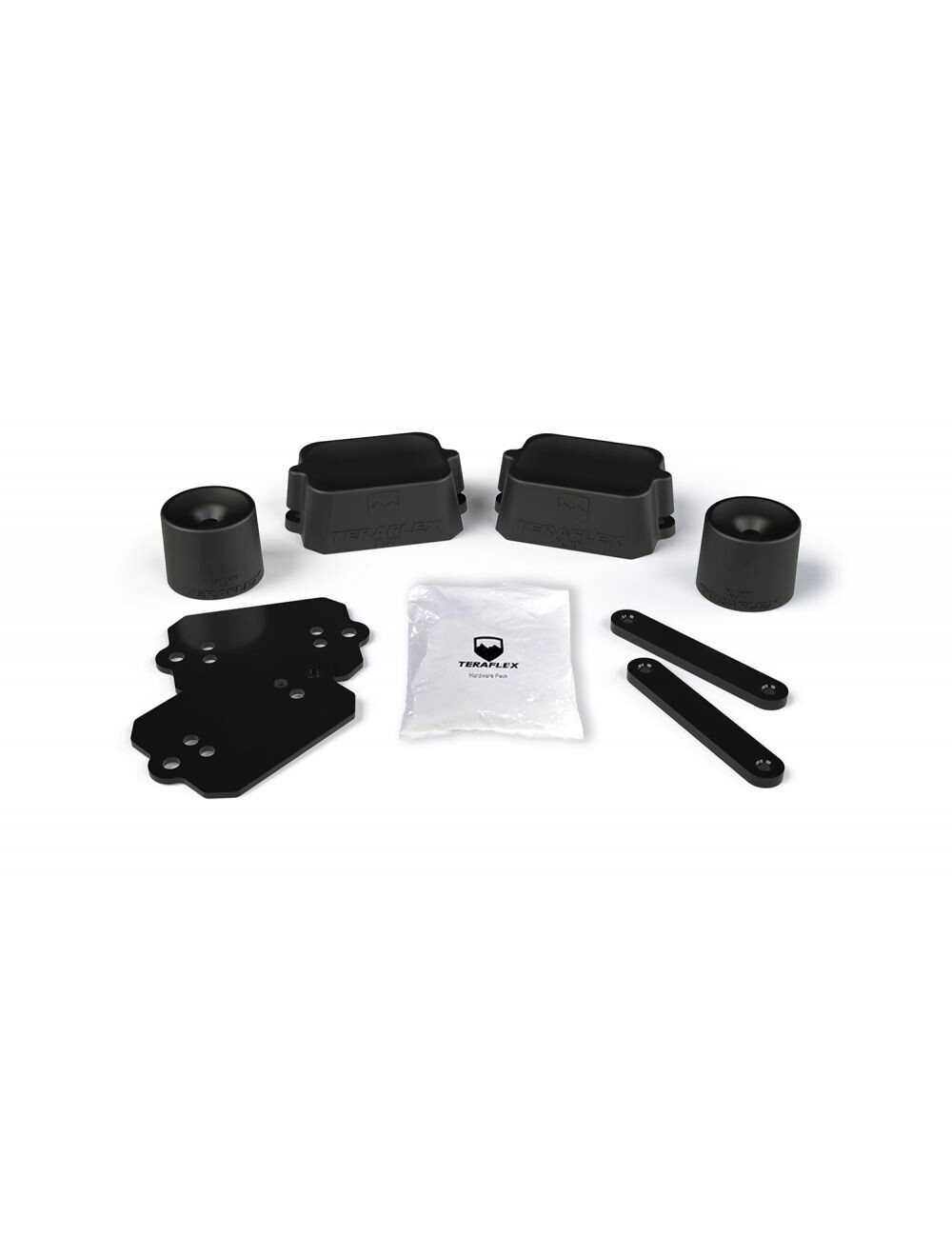 1959500JL: 2&quot; Bump Stop Strike Pad Extension Kit – Front &amp; Rear
