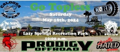 GoTopLess Day at Lazy Springs 5-18-24