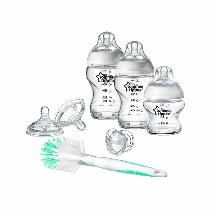 Tommee Tippee GLASS baby bottle starter set