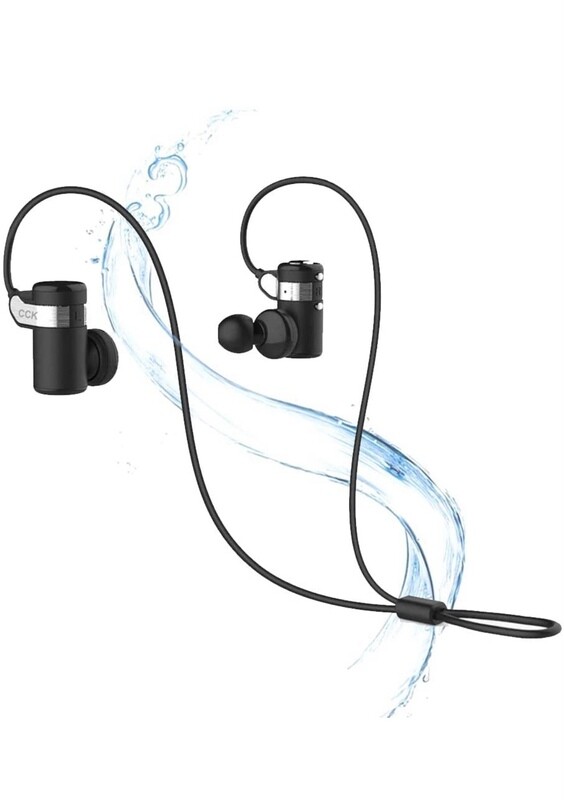 Bluetooth wireless sweat-proof Parkour black earbuds