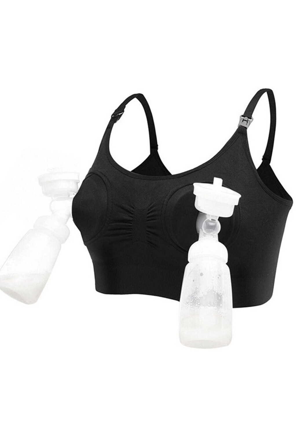 Double breast pump bra holder (Medium)