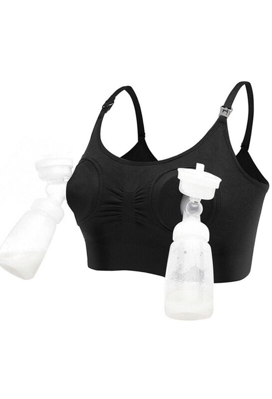 Double breast pump bra holder (Medium)