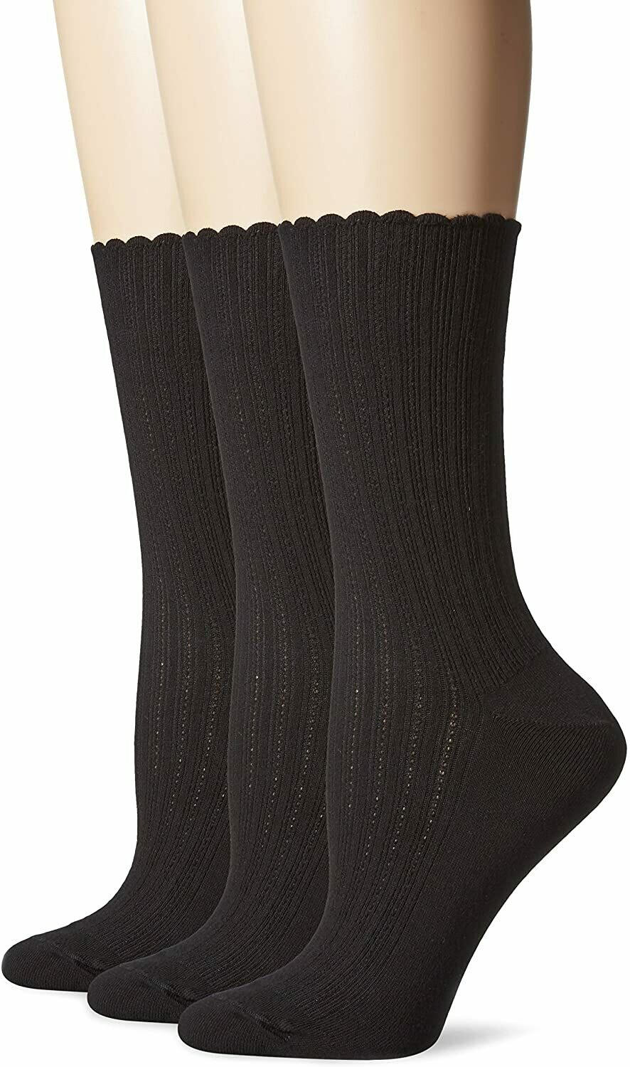 Girls Black School Ankle Socks 10 Pack Size 9-12