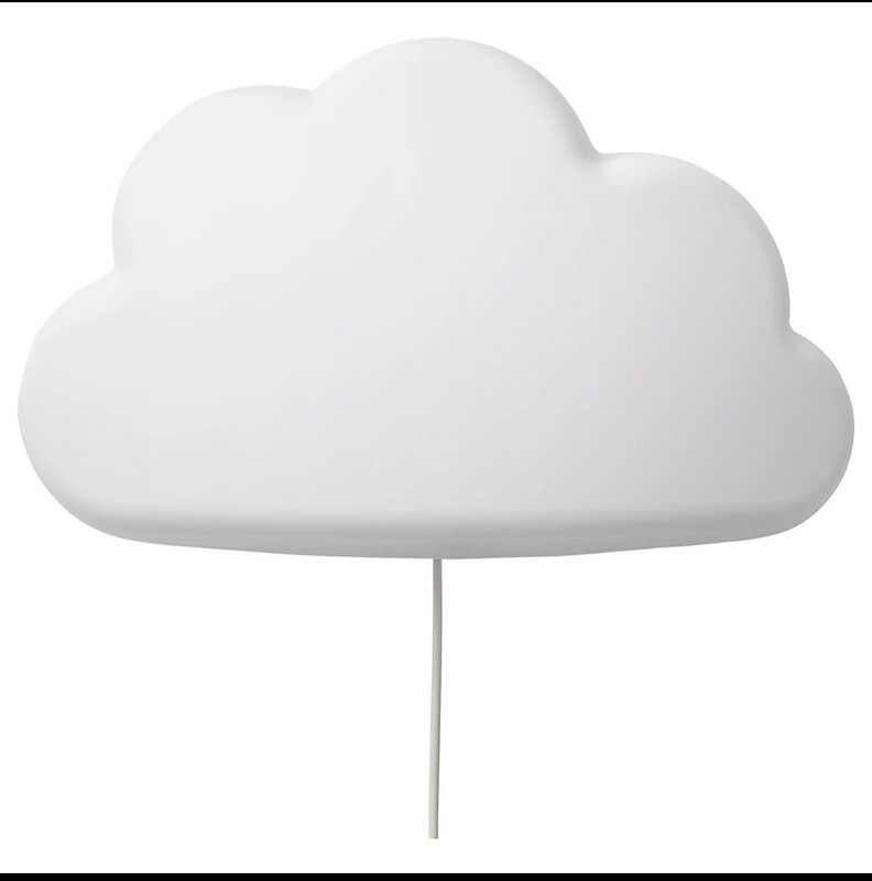 LED wall lamp, cloud white