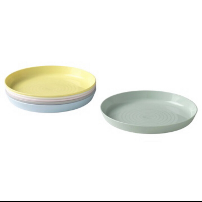 High Edge Plastic Kids Plates
