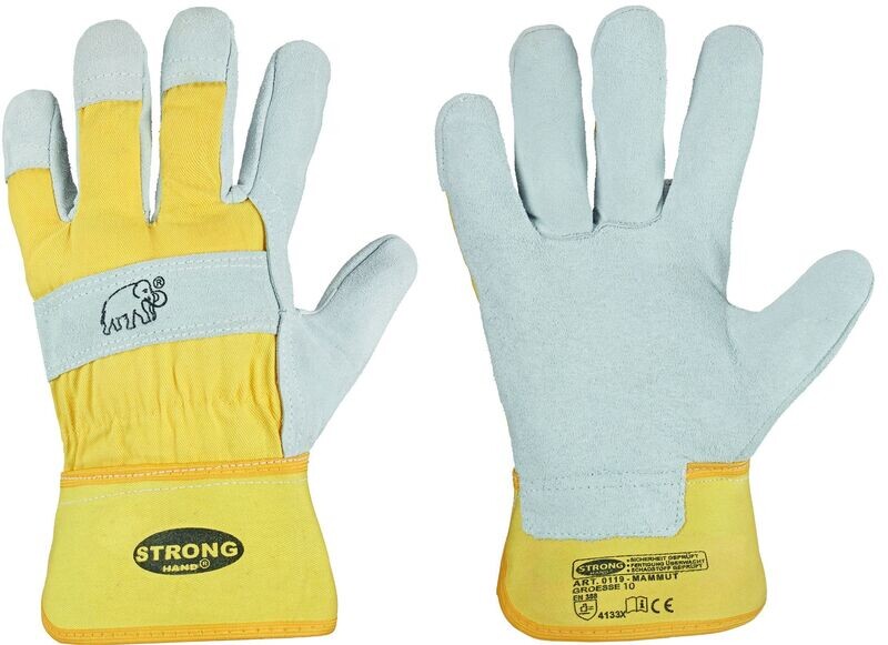 STRONGHAND® HANDSCHUHE Rindleder Arbeitshandschuh